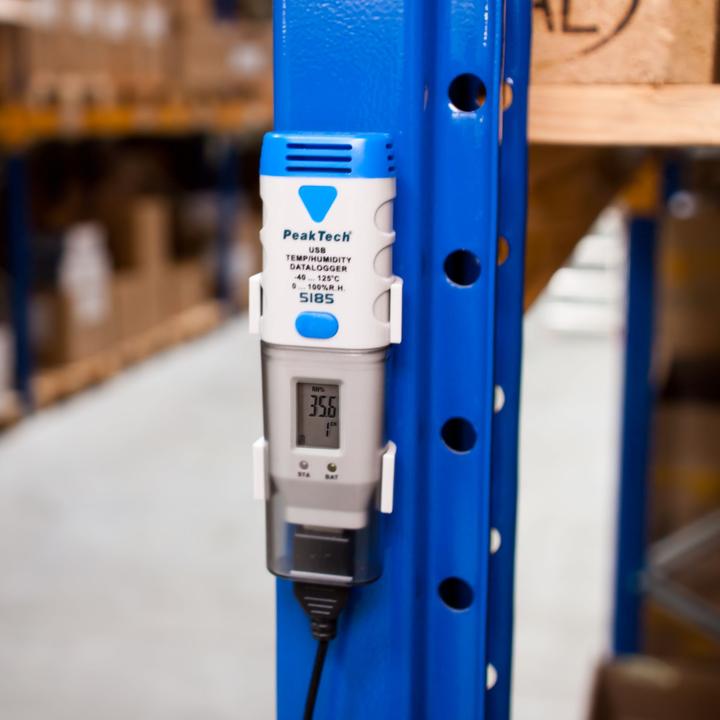 Produktbild Peaktech 5185 Datenlogger Temperatur Luftfeuchte -40...+125°C