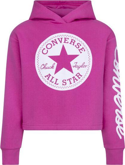 Immagine prodotto Converse felpa da bambina con cappuccio signature cropped (10XL)