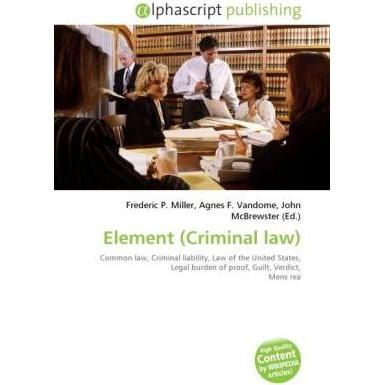 Element (Criminal law), Fachbücher