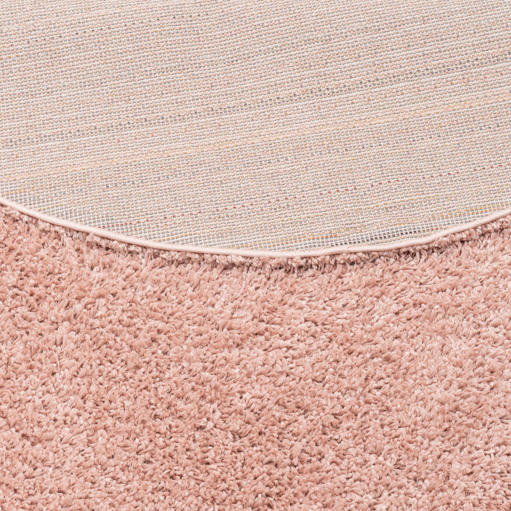 Thumbnail - Pergamon, Teppich, Hochflor Langflor Shaggy Teppich Comfy Mix Rund (200 x 200 cm)