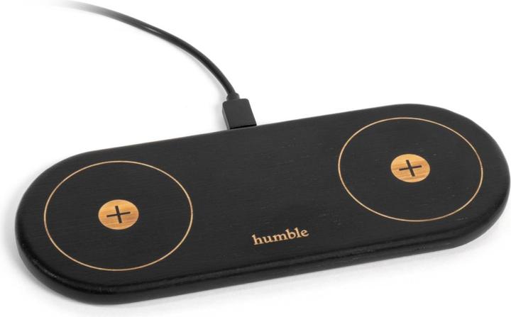 Actual product image The Humble Co. Wireless charger double, 19.1x7.5x1.1 cm (10 W)
