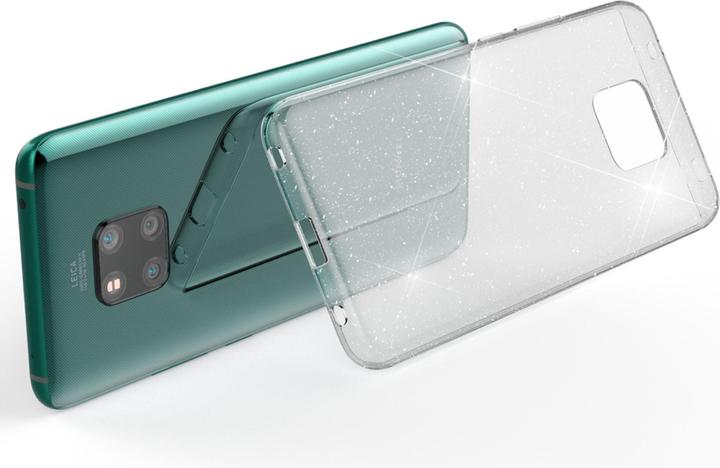 Actual product image Nalia Clear glitter silicone cover (Mate 20 Pro)