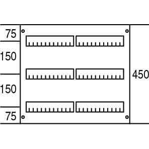 Thumbnail - Striebel & John, Verteilerschrank Zubehör, STR AS223 Abdeckung 450x500mm m.Schlitz