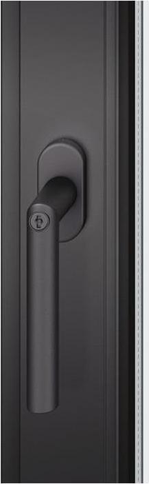 FSB Fenstergriff 34 1076,abschl.,ov.,7/25-30,gl.,schwarz