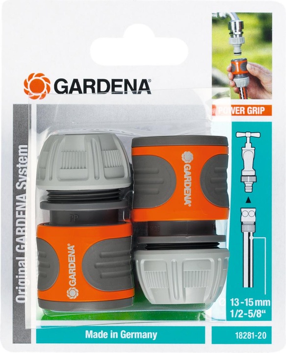 Immagine prodotto Gardena Set di raccordi per tubi flessibili (Aggancio, Adattatore componente, 15 mm)