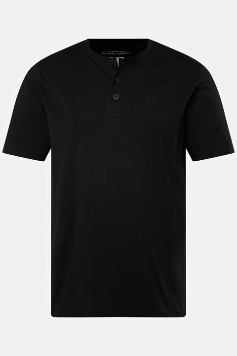 Actual product image JP1880 2 Pack of Three Button Short Sleeve Cotton Henley Tee (L)