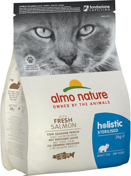 Almo Nature PFC Holistic Sterilised Trockenfutter - Lachs & Reis (Adult, 1 Stk., 2000 g)