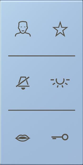 Actual product image JUNG Design cover video 3-fold