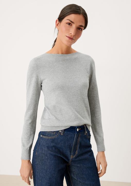 Produktbild S.Oliver Strickpullover Pullover mit U-Boot-Ausschnitt (32)