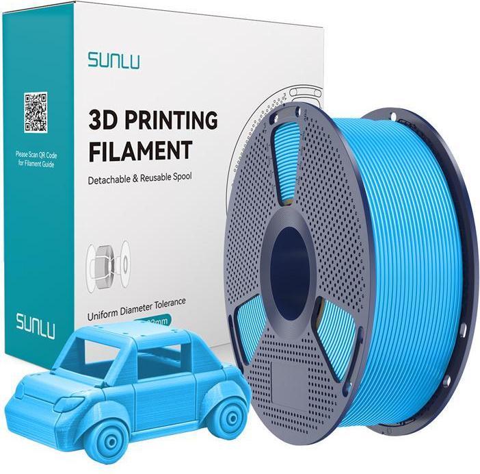 Productafbeelding Sunlu PETG-Filament (cyan) (PETG, 1.75 mm, 1000 g)