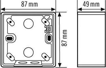 Actual product image Esylux ESY surface box surface box IP