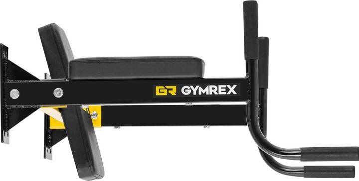 Image du produit Gymrex Barres à dips - Montage mural - 4 prises - Rembourrées - 120 kg