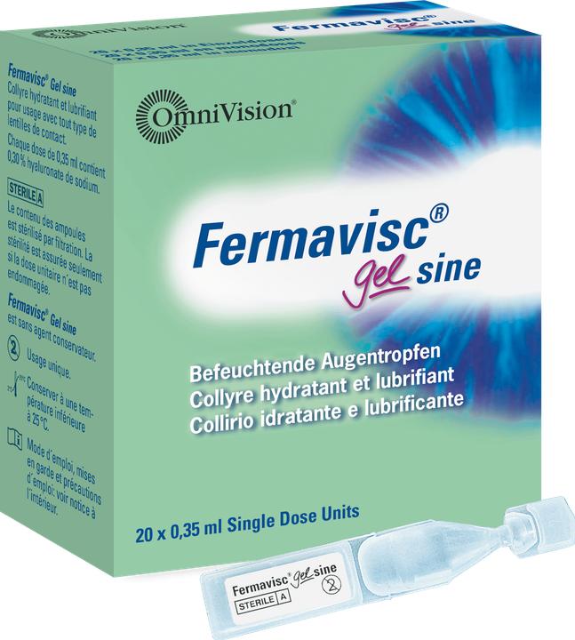 Produktbild OmniVision Fermavisc Gel Sine (7 ml, Fermavisc Gel sine Gtt Opht)