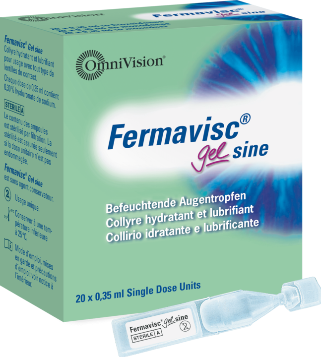 Produktbild OmniVision Fermavisc Gel Sine (7 ml, Fermavisc Gel Sine 20 x 0.35 ml)