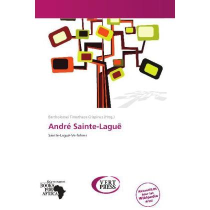 Thumbnail - André Sainte-Laguë, Fachbücher