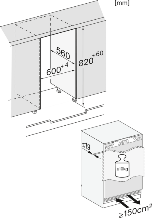 Produktbild Miele FNUS 7040 D (Einbau, 74 l)