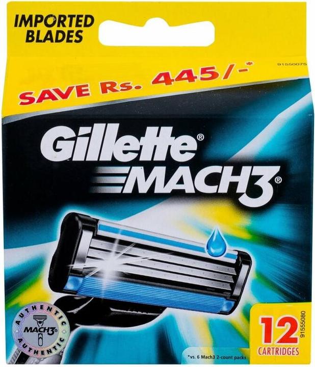 Actual product image Gillette Mach3 (12 x)