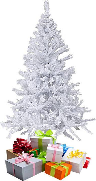 Produktbild Mojawo Weihnachtsbaum 180 cm inkl Ständer Weiss (180 cm)