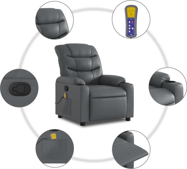 Actual product image vidaXL Massage-Relaxsessel