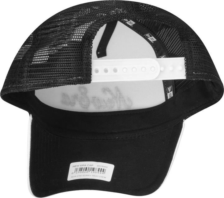 Produktbild New Era Adjustable Trucker Cap - Retro Brand Script Weiss