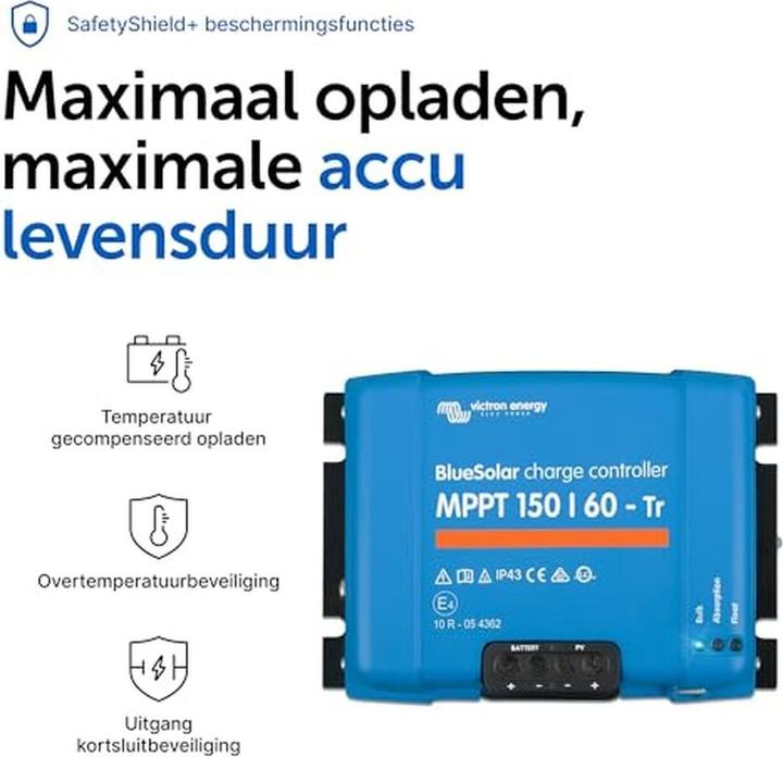 Actual product image Victron Energy BlueSolar MPPT 150/60-Tr