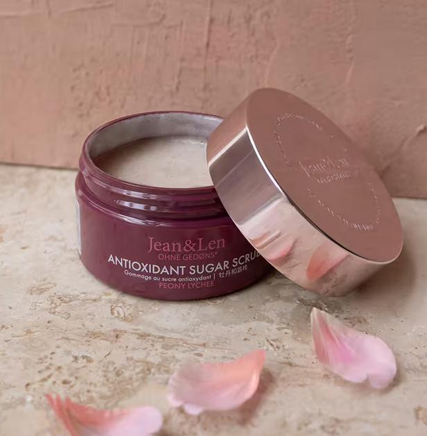 Actual product image Jean & Len Sugar Scrub Peony/Lychee, 250 g (200 ml)