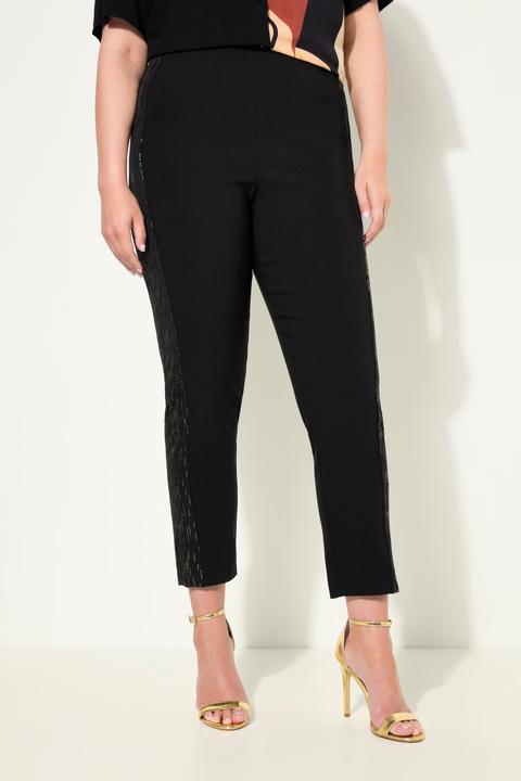 Actual product image Miamoda Bengaline pants with metallic print (58)