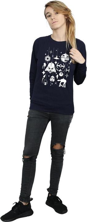 Image du produit Star Wars - Sweat CHRISTMAS DECORATIONS - Femme (M)