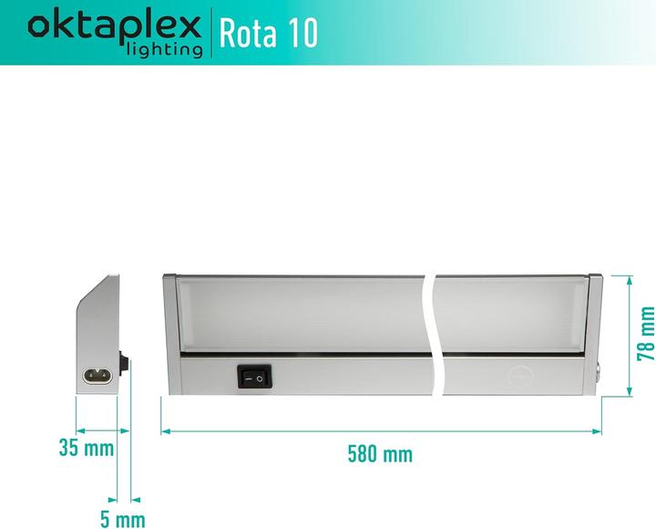 Immagine prodotto Oktaplex lighting Apparecchio sottopensile (800 lm)