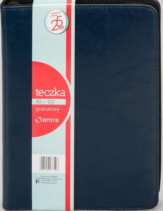 Actual product image Antrax Briefcase with calculator A5 723 dark blue (233381) (A5)