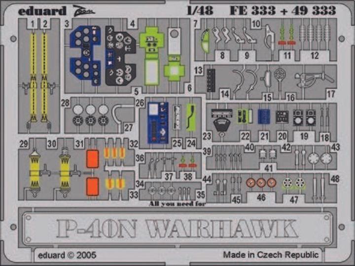 Immagine prodotto Eduard P-40N Warhawk