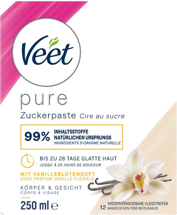 Image du produit Veet Pâte de sucre sucrée fleur de vanille (250 ml, 1 x, 440 g)