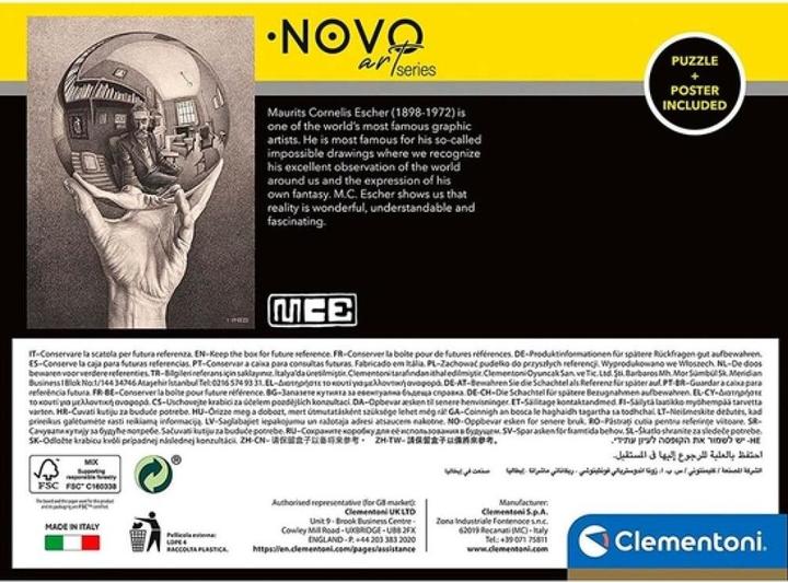 Immagine prodotto Clementoni Puzzle Escher g (1000 pezzi)