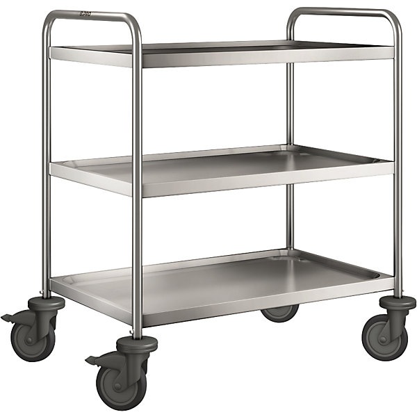 kaiserkraft BLANCO stainless steel serving trolley