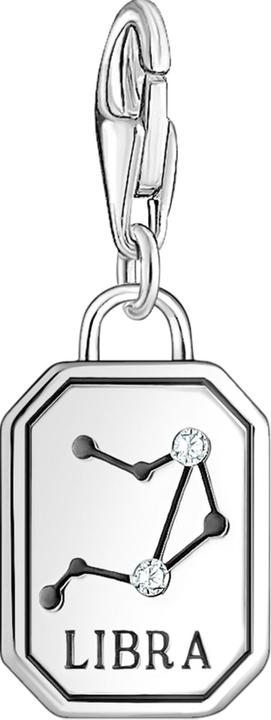 Immagine prodotto Thomas Sabo Ciondolo Charm segno zodiacale Bilancia con pietre d'argento (Argento 925)