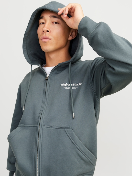 Immagine prodotto Jack & Jones Maglia con cappuccio stampata e giacca con cappuccio con zip (S)