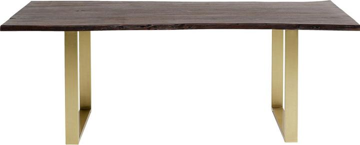 Actual product image Kare Design Table Harmony Walnut Brass 180x90cm (180 x 90 x 76 cm)