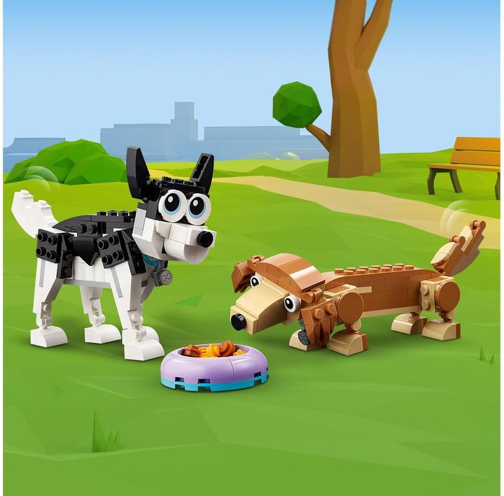 Actual product image LEGO Cute dogs (31137, LEGO Creator 3-in-1)