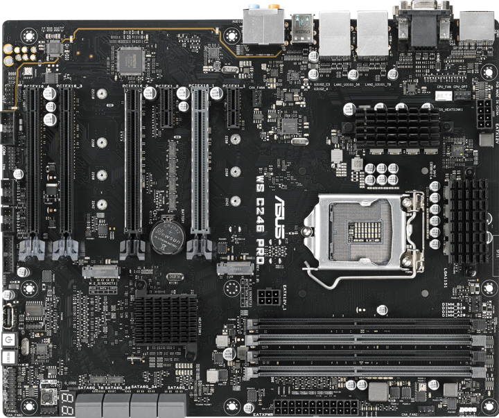 Nährwerte und Zutaten ASUS C246 Pro (LGA 1151, Intel C246, ATX)