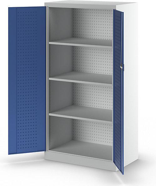 Actual product image kaiserkraft Tool cupboard with perforations (100 cm, 190 cm)