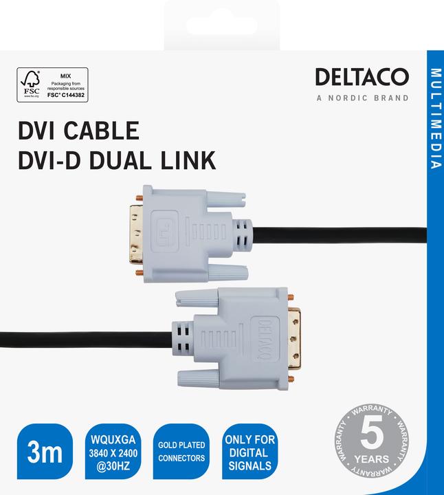 Productafbeelding Monster 00120004 coaxiale kabel (3 m, DVI)