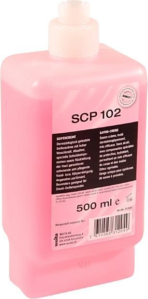 Actual product image Alustar Soap cream pink SCP 102 500ml (Liquid soap, 500 ml)
