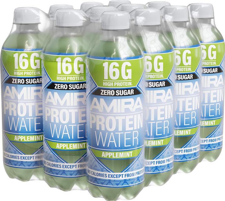 Image du produit Amira Eau protéinée (Menthe, Pomme, 12 x)
