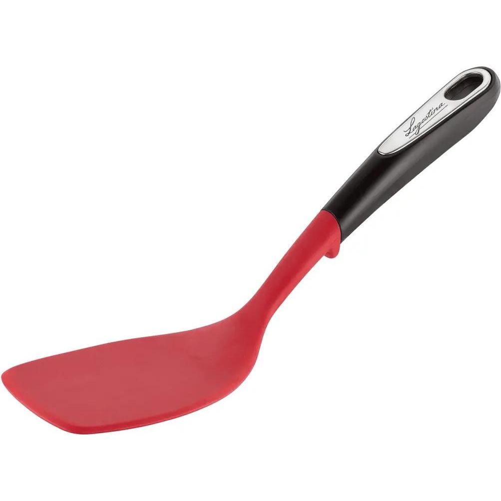 Lagostina Ingenio Smart, Paletta in silicone, Utensili da cucina, Nero, Rosso