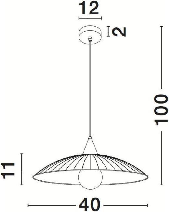 Actual product image Nova Luce Shell (E27)