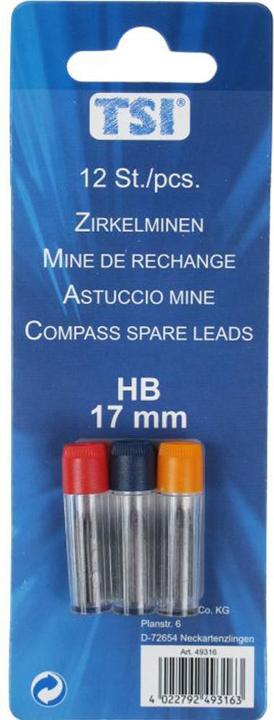 Tsi Mines de compas en boîte (Recharge pour boussole)