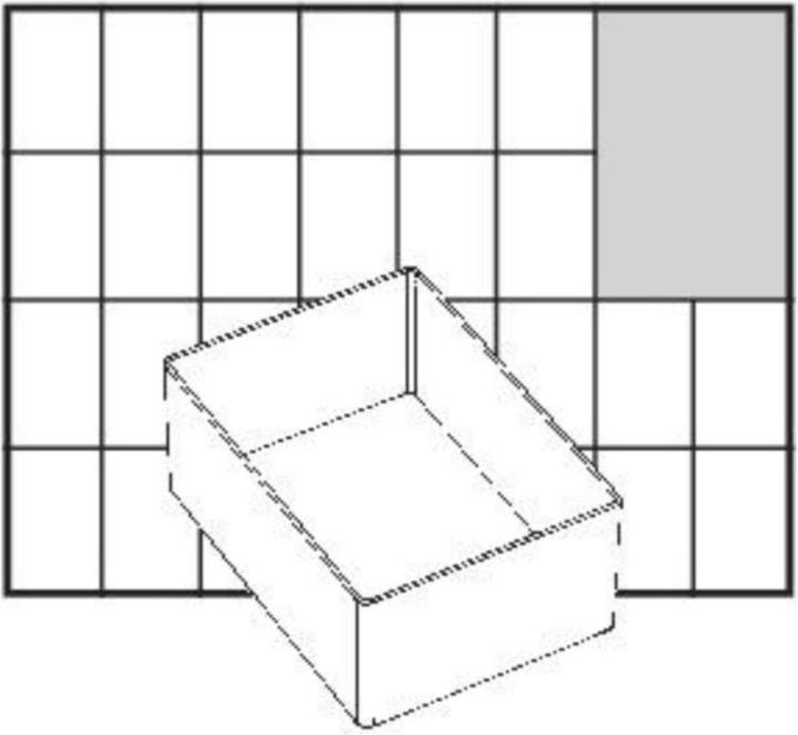 Actual product image Raaco Compartment insert 55 4xA7-1 (4 pieces)