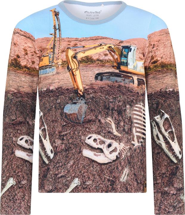 Immagine prodotto Minymo Camicia a maniche lunghe Stampa escavatore (98)