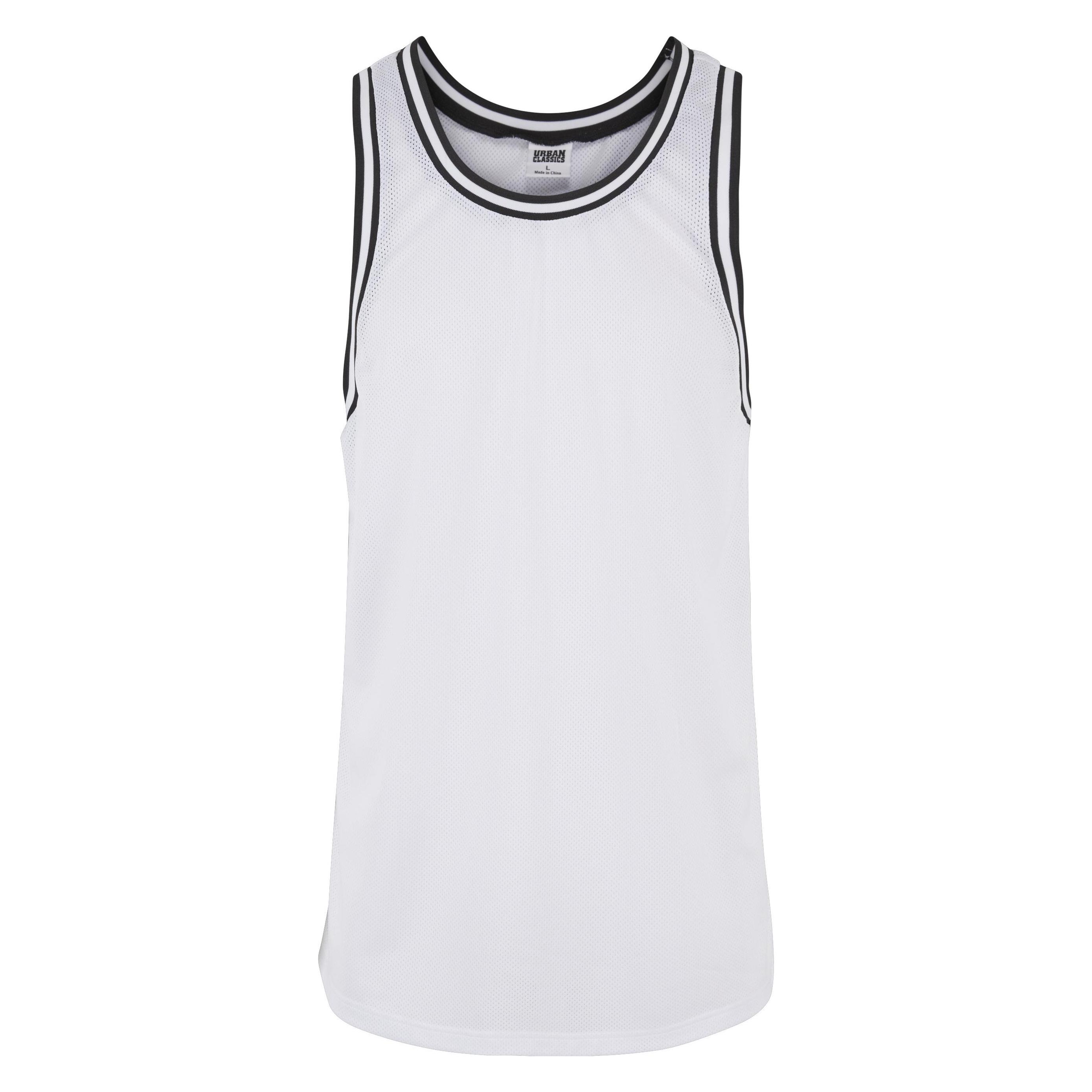 Urban Classics, Herren, Shirts, Mesh Tanktop - 142645, Weiss, (Xl)