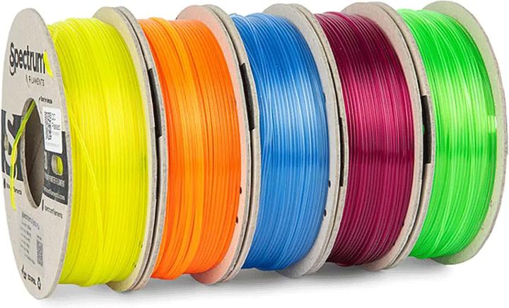 Image du produit Filament PLA Crystal 5 Pack 1.75mm (PLA, 1.75 mm)